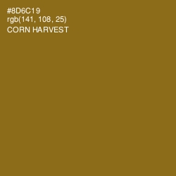 #8D6C19 - Corn Harvest Color Image